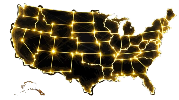 Mapa de Cobertura Estados Unidos
